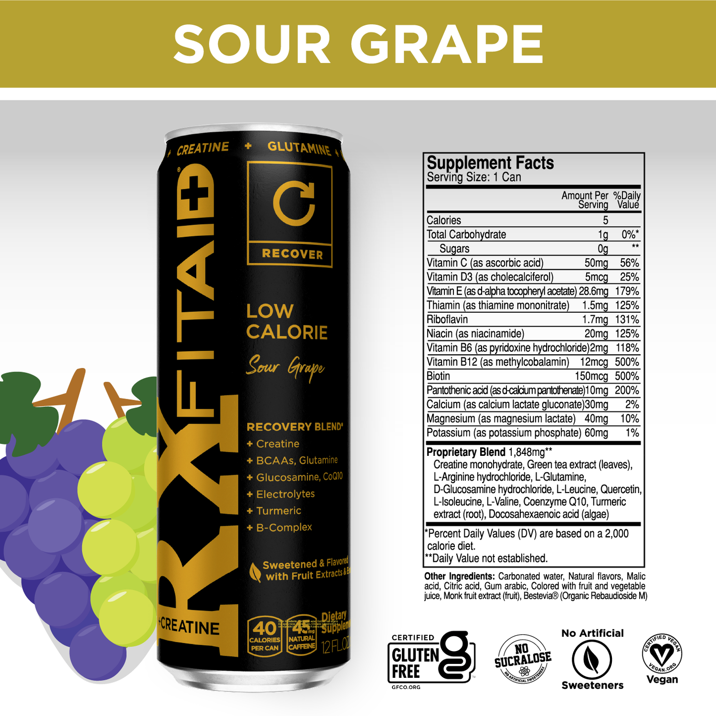 FITAID RX Low Calorie: RX-12P (00857886006516)