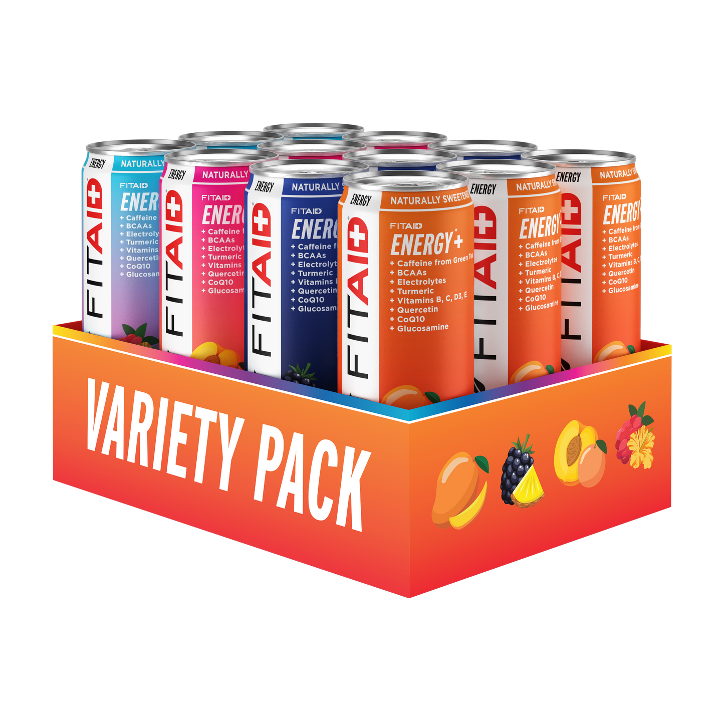 FITAID Energy Variety Pack:  FAE-12P (00810047240969)