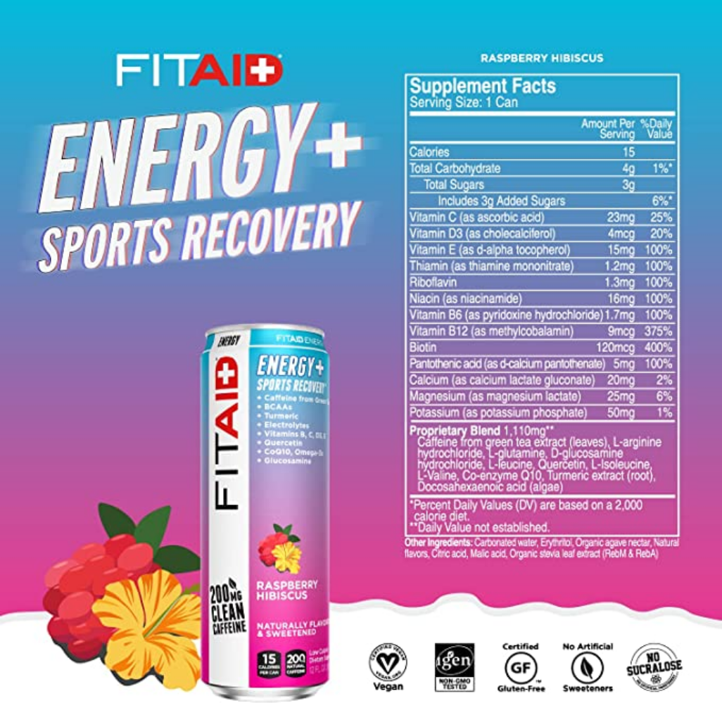 FITAID Energy Variety Pack:  SMP-12P (00810047240969)