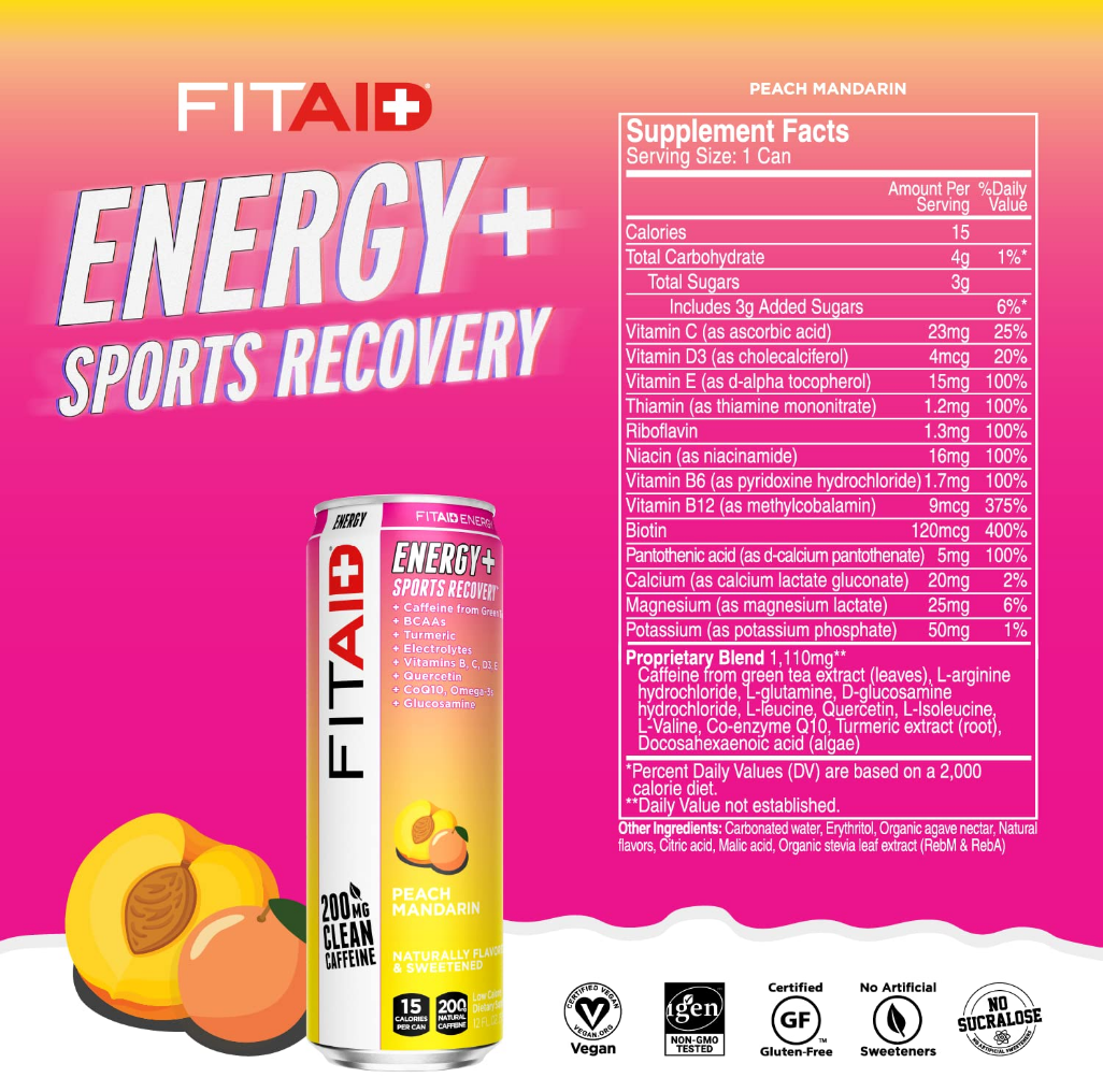 FITAID Energy Variety Pack:  FAE-12P (00810047240969)