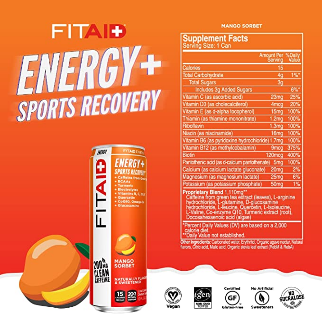 FITAID Energy Variety Pack:  FAE-12P (00810047240969)